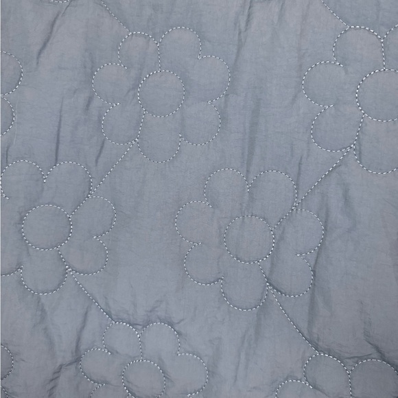 NWT XL Petal Dew Teal Floral Pattern Puffer Jacket - Picture 7 of 11